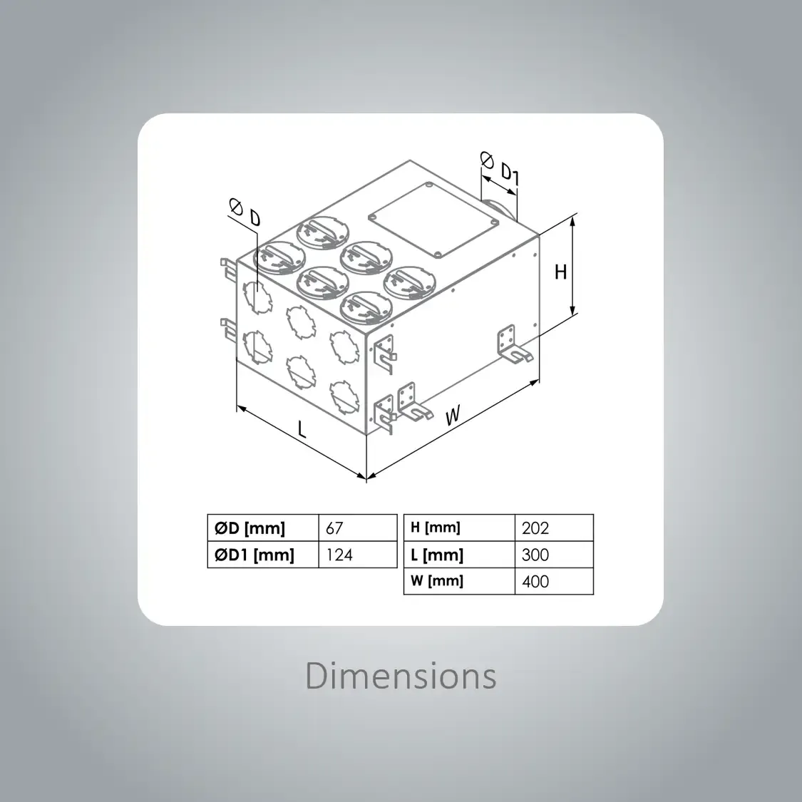 BlauFast 75 - SR125/75x6-02 Distribution Box - Image 2