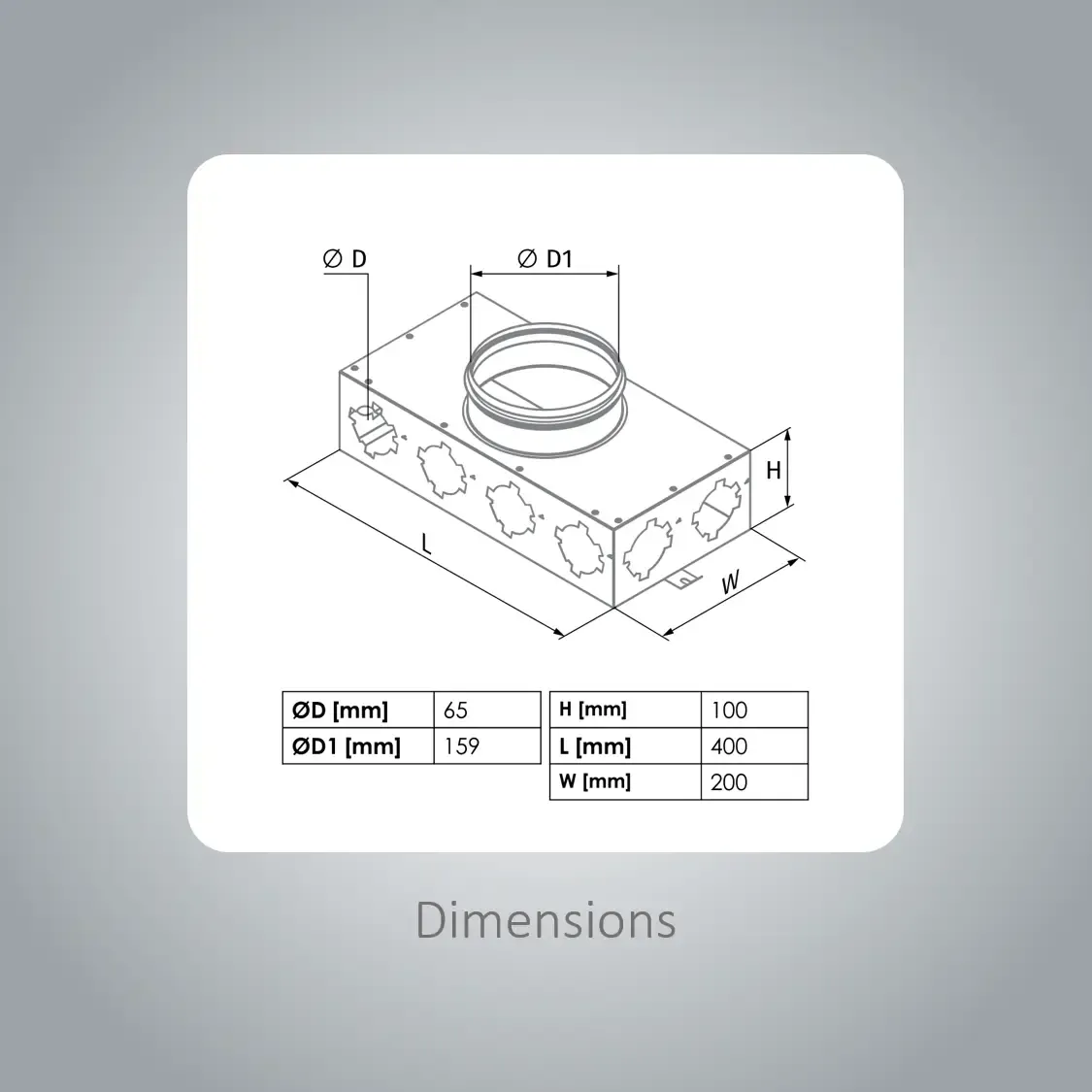 BlauFast 75 - SR160/75x8-01 Distribution Box - Image 2