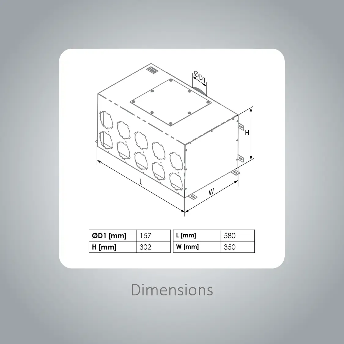 BlauFast 90 - SR160/90x10-02 Distribution Box - Image 2