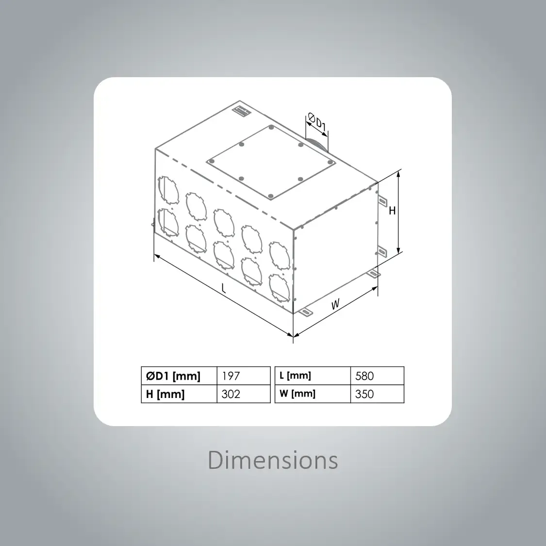 BlauFast 90 - SR200/90x10-02 Distribution Box - Image 2