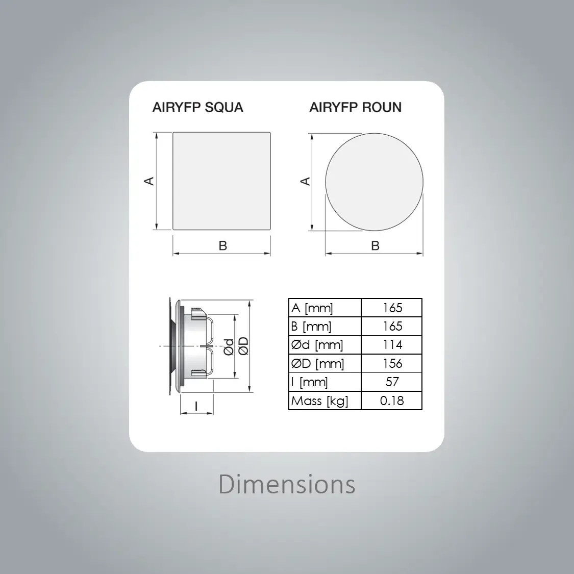 Lindab Airy 125 - Square - Image 2